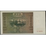 100 złotych, 1.08.1941; seria D, numeracja 1886026; Luc...