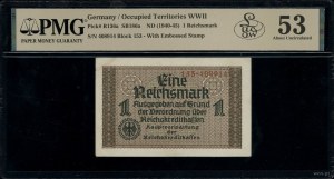 Reichskreditkasse. 1 mark, no date; series 153, numera...