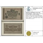 Reichskreditkasse. 1 marka, bez daty; seria 153, numera...