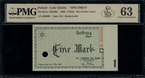 1 mark, 15.05.1940; design without series designation, numerac...