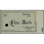 1 marka, 15.05.1940; wzór bez oznaczenia serii, numerac...