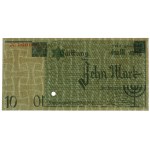10 marek, 15.05.1940; bez oznaczenia serii, numeracja 0...
