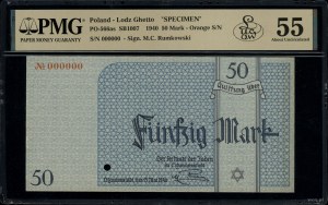 50 marks, 15.05.1940; no series designation, numbering 0....
