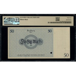 50 marek, 15.05.1940; bez oznaczenia serii, numeracja 0...