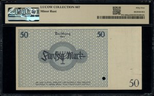 50 marks, 15.05.1940; no series designation, numbering 0....