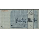 50 marek, 15.05.1940; bez oznaczenia serii, numeracja 0...