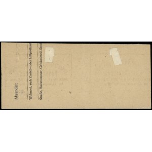 Bony pocztowe getta w Łodzi 1940-1942. 2 nierozcięte bo...