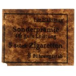 Konzentrationslager Stutthof. Bon na 5 sztuk papierosów...