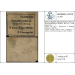 Konzentrationslager Stutthof. Bon na 5 sztuk papierosów...