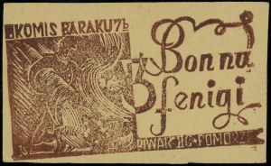 Voucher for 3 fenigs of the military camp Dobiegniewo II-C, without ...