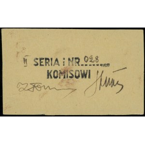 Bon na 3 fenigi obozu wojskowego Dobiegniewo II-C, bez ...