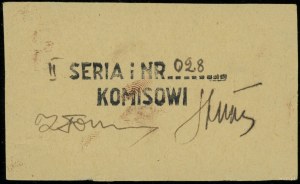 Voucher for 3 fenigs of the military camp Dobiegniewo II-C, without ...
