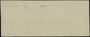 An unfilled bank check from the Gross Born military camp ...
