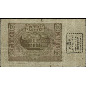 100 zlatých, 1.3.1940; séria B, číslovanie 0025246, zákaz...