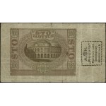 100 zlatých, 1.3.1940; séria B, číslovanie 0025246, zákaz...