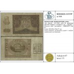 100 zlatých, 1.3.1940; séria B, číslovanie 0025246, zákaz...