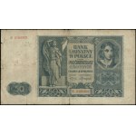 50 złotych, 1.08.1941; seria D, numeracja 2189302, bank...