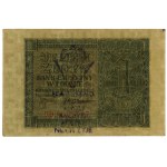 1 złoty, 1.08.1941; seria BD, numeracja 8065787, ze ste...