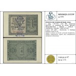 1 złoty, 1.08.1941; seria BD, numeracja 8065787, ze ste...