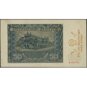 50 or, 1.08.1941 ; série B, numérotation 5051355, avec s...