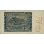 50 or, 1.08.1941 ; série B, numérotation 5051355, avec s...