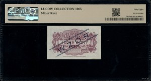 1 zloty, 15.08.1939; series A, numbering 1234567, garnet...