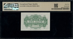 2 zloty, 15.08.1939; series B, numbering 6147091; Lucow ...