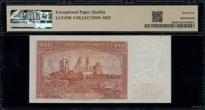 10 zloty, 15.08.1939; series E, numbering 172209; Luco...