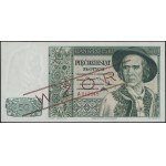 50 złotych, 15.08.1939; seria A, numeracja 012345, czer...