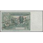 50 złotych, 15.08.1939; seria A, numeracja 012345, czer...