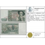 50 złotych, 15.08.1939; seria A, numeracja 012345, czer...