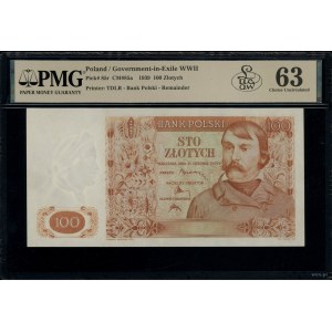 100 złotych, 15.08.1939; bez oznaczenia serii i numerac...