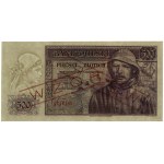 500 złotych, 15.08.1939; seria A, numeracja 012345, cze...