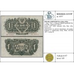 1 złoty, 1944; w klauzuli OBOWIĄZKOWYM, seria ВА, numer...