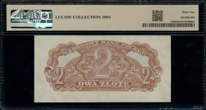 2 zloty, 1944; in the OBVIOUS clause, Ве series, number....