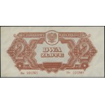 2 złote, 1944; w klauzuli OBOWIĄZKOWYM, seria Ве, numer...