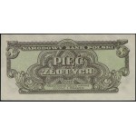 5 zlotých, 1944; v doložke OBVIOUS, ВС series, num...