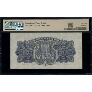 10 złotych, 1944; w klauzuli OBOWIĄZKOWYM, seria СС, nu...