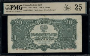 20 gold, 1944; in OBVIOUS clause, ВХ series, nu...