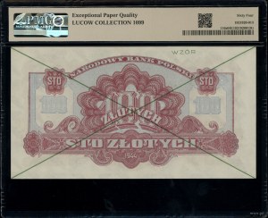 100 zloty, 1944; in OBVIOUS clause, АС series, n...