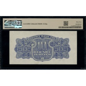10 złotych, 1944; w klauzuli OBOWIĄZKOWE, seria Da, num...
