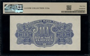 10 gold, 1944; in OBLIGATION clause, Da series, num...