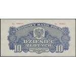 10 złotych, 1944; w klauzuli OBOWIĄZKOWE, seria Da, num...