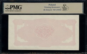 20 gold, 1944; in the OBLIGATORY clause, paper with knowledge of...