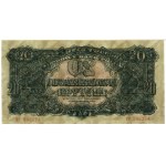 20 złotych, 1944; w klauzuli OBOWIĄZKOWE, seria УУ, num...