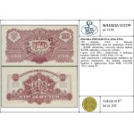 100 złotych, 1944; w klauzuli OBOWIĄZKOWE, seria Dr, nu...