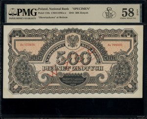 500 gold, 1944; in OBLIG clause, Az series, nu...