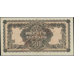 500 zlatých, 1944; v OBVIDITEĽNEJ doložke, séria Az, nu...