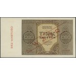 1.000 złotych, 1945; seria Dh, numeracja 1234567, obust...
