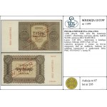1.000 złotych, 1945; seria Dh, numeracja 1234567, obust...